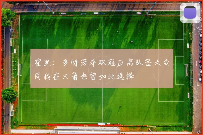 霍里：多特若夺双冠应离队签大合同我在火箭也曾如此选择